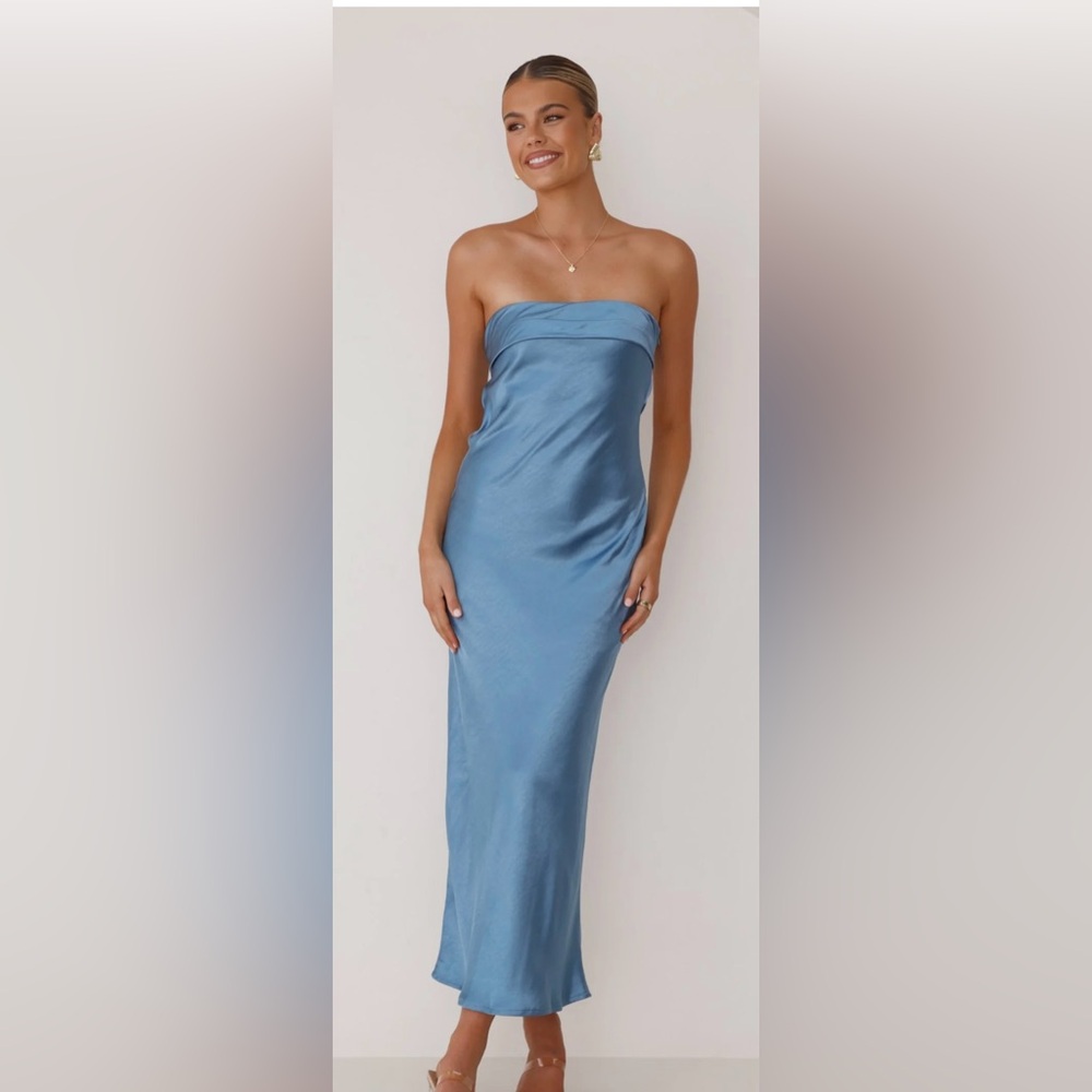 Billy J Strapless Maxi Dress